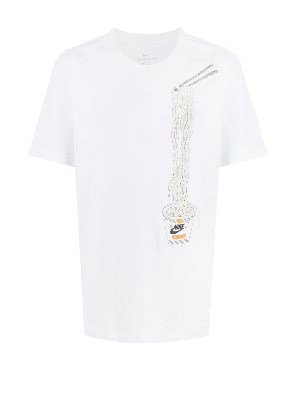 Nike Cotton Sportswear Noodles T-shirt in White for Men | Lyst