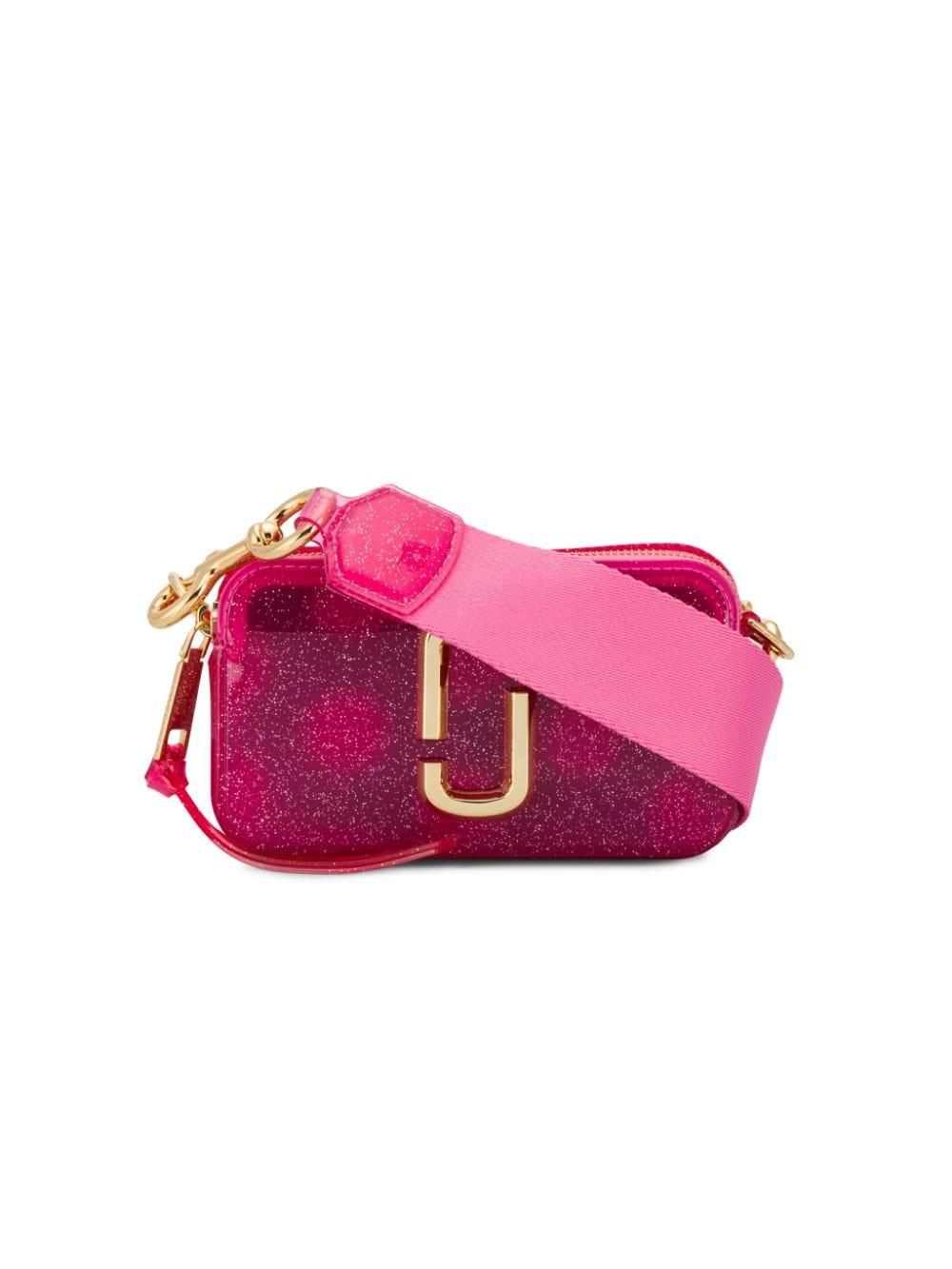 バッグ MARC JACOBS/THE JELLY GLITTER SNAPSHOT Marc Jacobs The Jelly Glitter Snapshot Camera Bag in Pink | Lyst