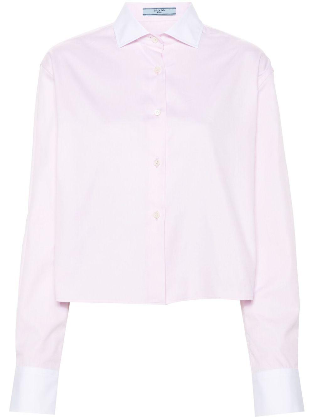 Pink prada shirt hot sale