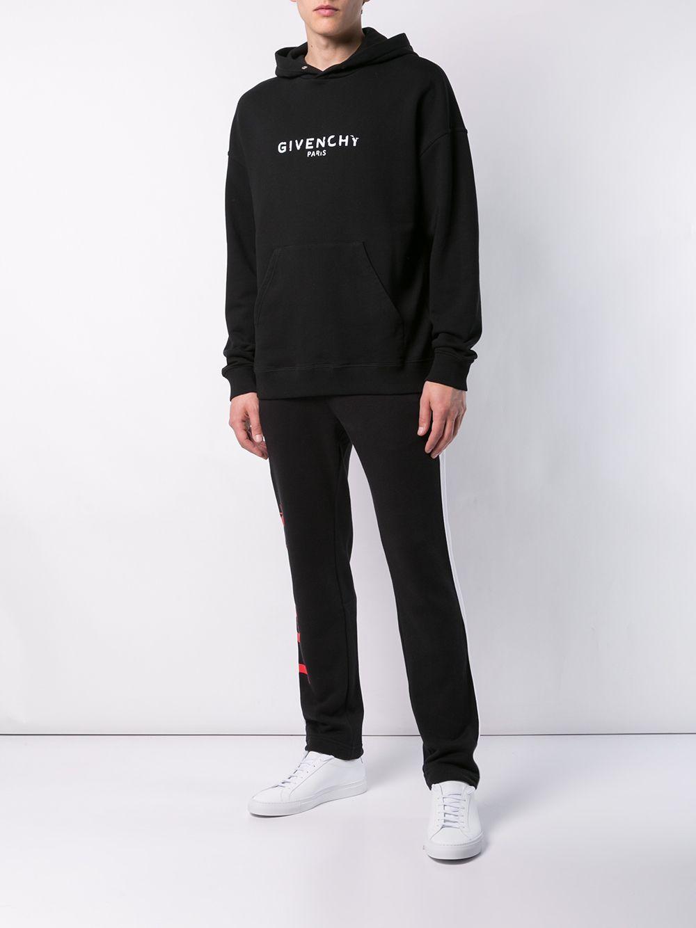 givenchy blurred hoodie