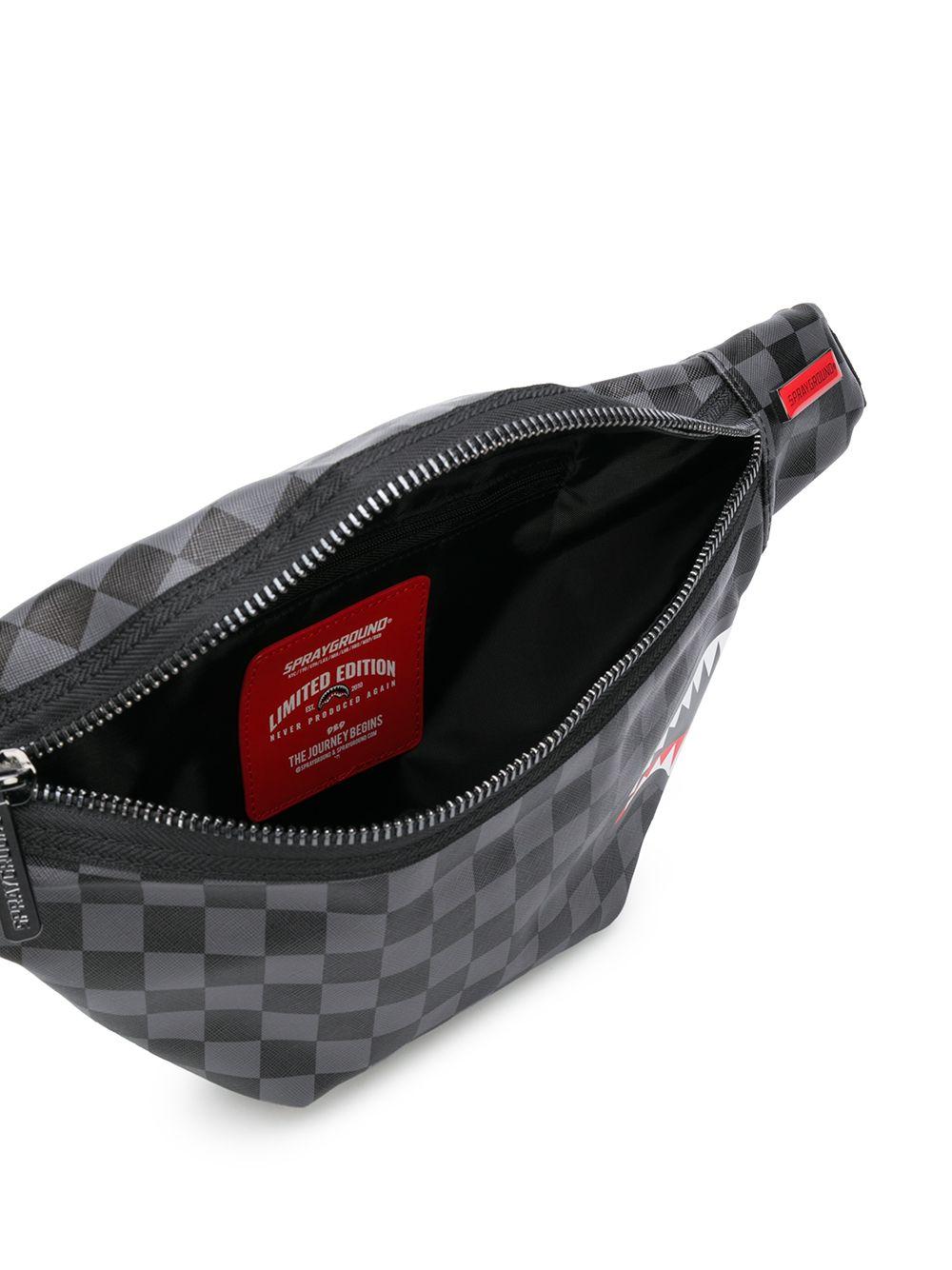 sprayground sharks in paris fanny pack