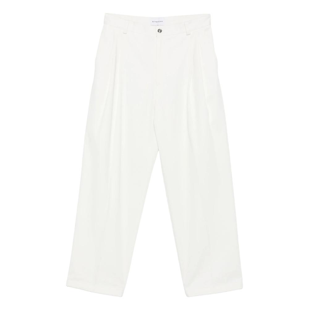 パンツ GIVENCHY White Cotton Wide-Leg Pant White Givenchy Pants for Men | Lyst
