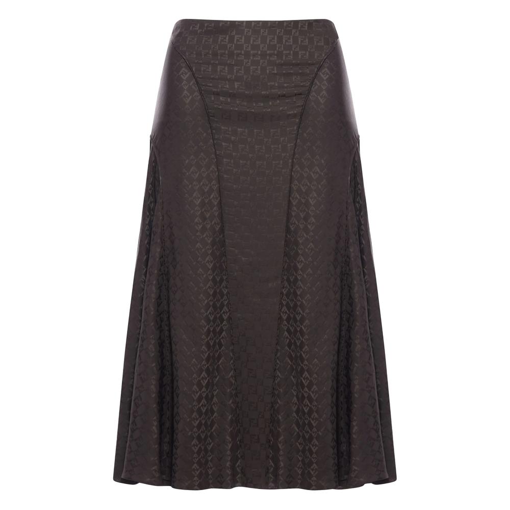 スカート Fendi Black Crepe Skirt Fendi Black Crepe Skirt | Grailed
