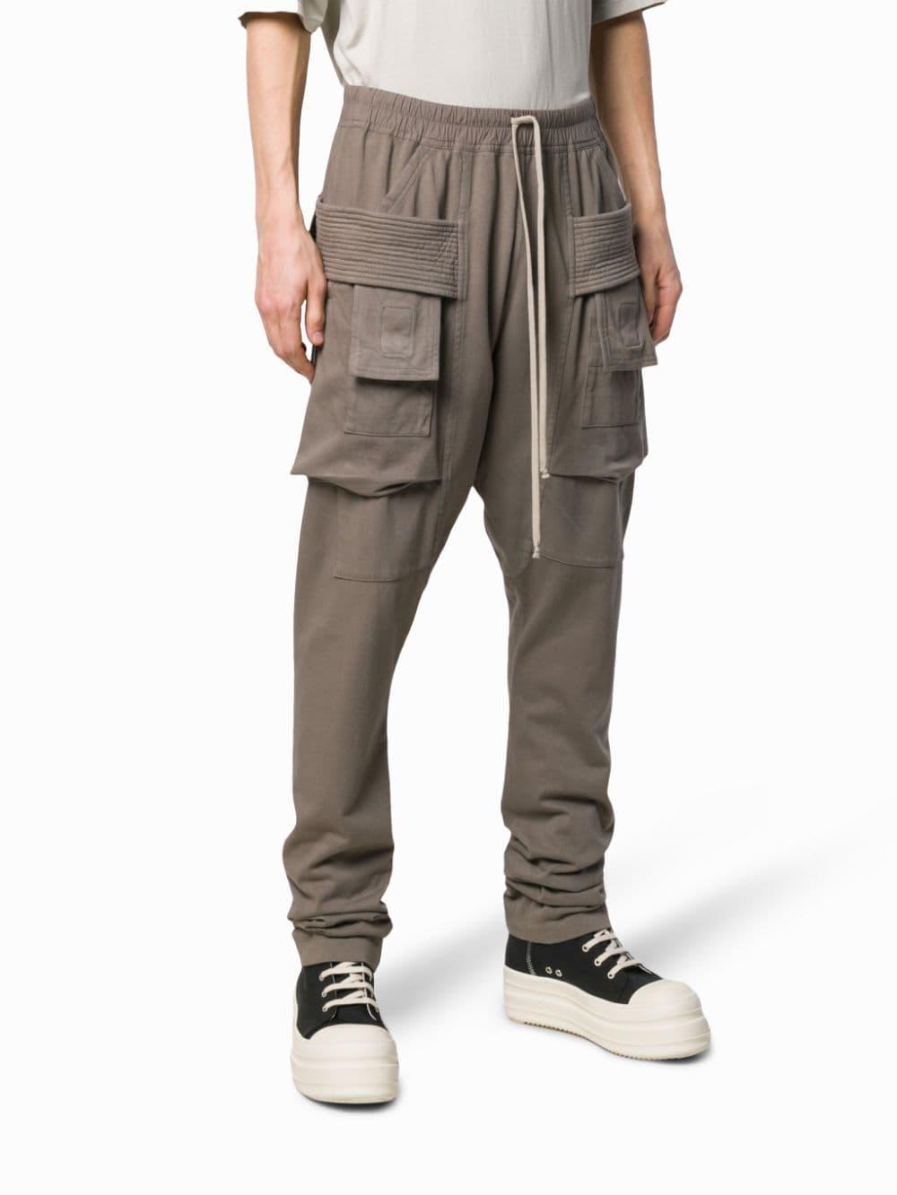 Rick Owens Drkshdw Cotton Creatch Cargo Pants for Men - Lyst