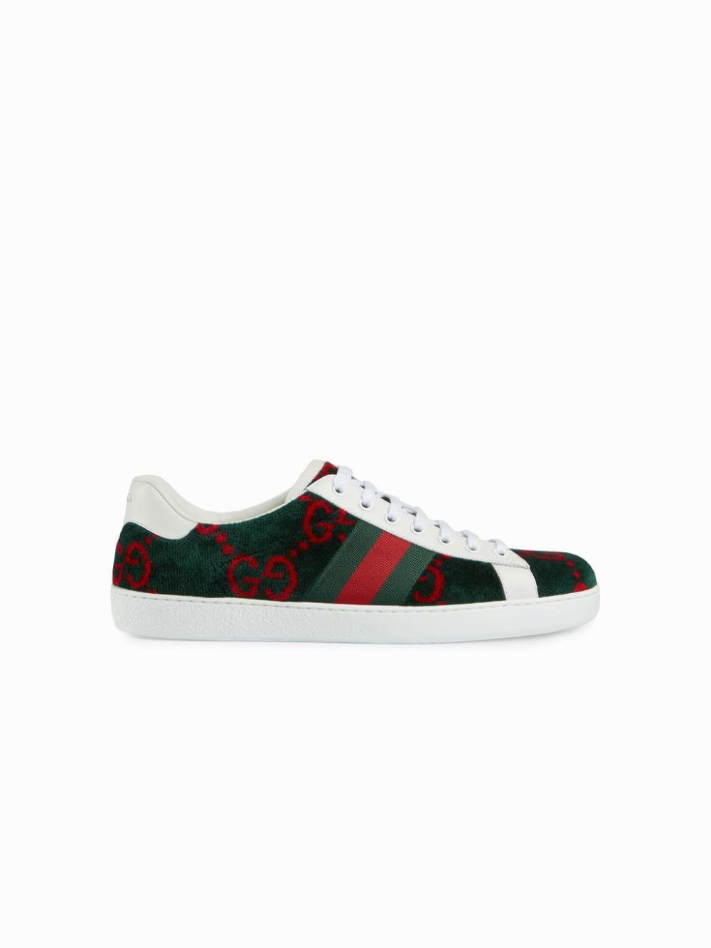 gucci sneakers red and green