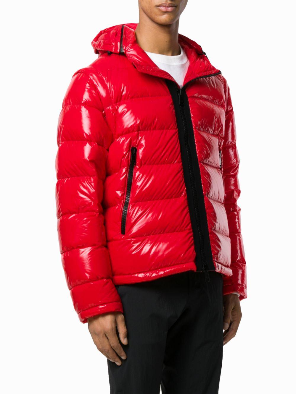 Paul & Shark Glossy Shell Puffer Jacket in Red for Men - Lyst