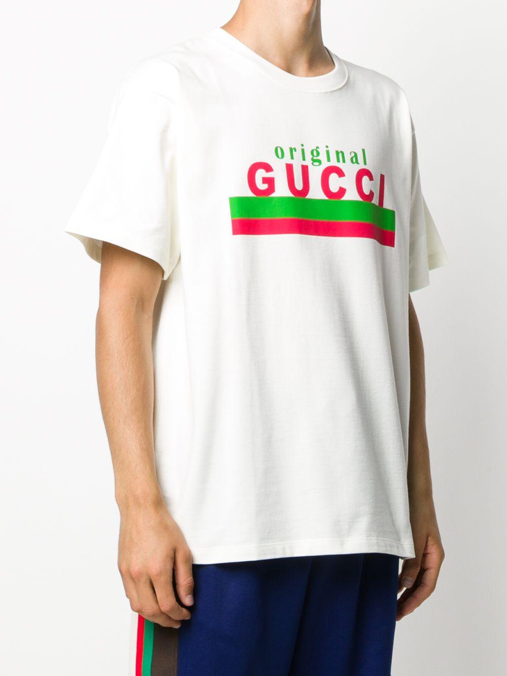 Print Oversize T-shirt in White for Men 