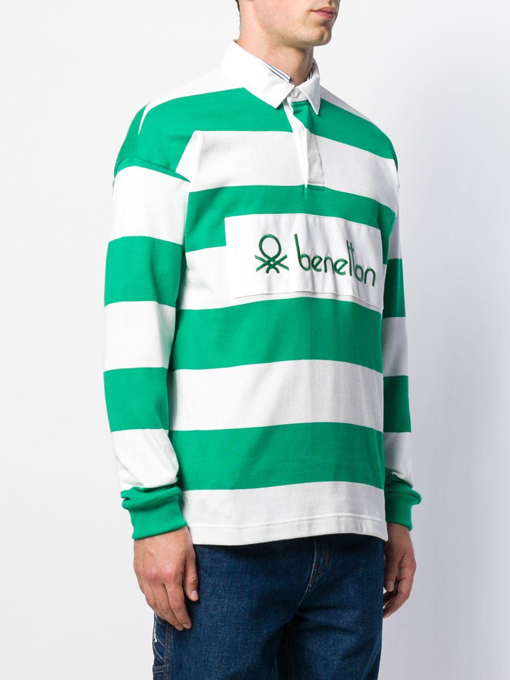 Benetton long sleeve polo shirt hotsell