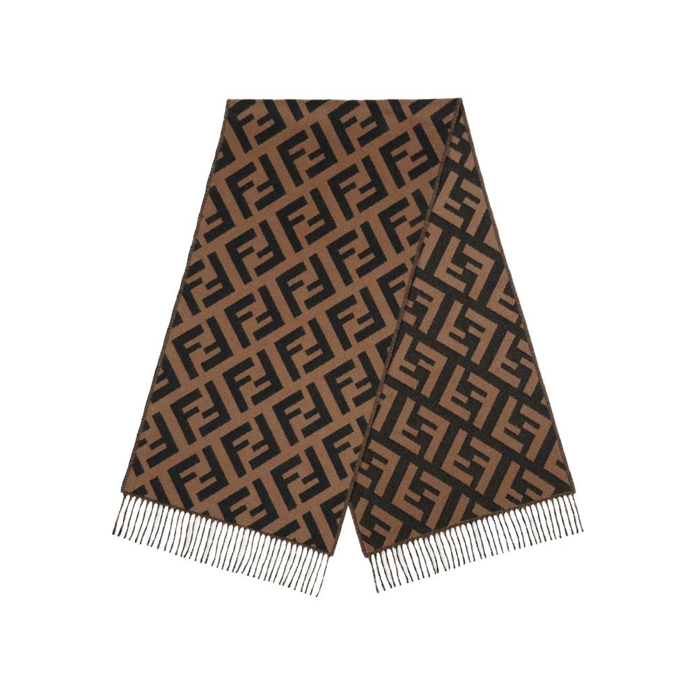 Brown Fendi Scarves and mufflers for Women | Lyst
