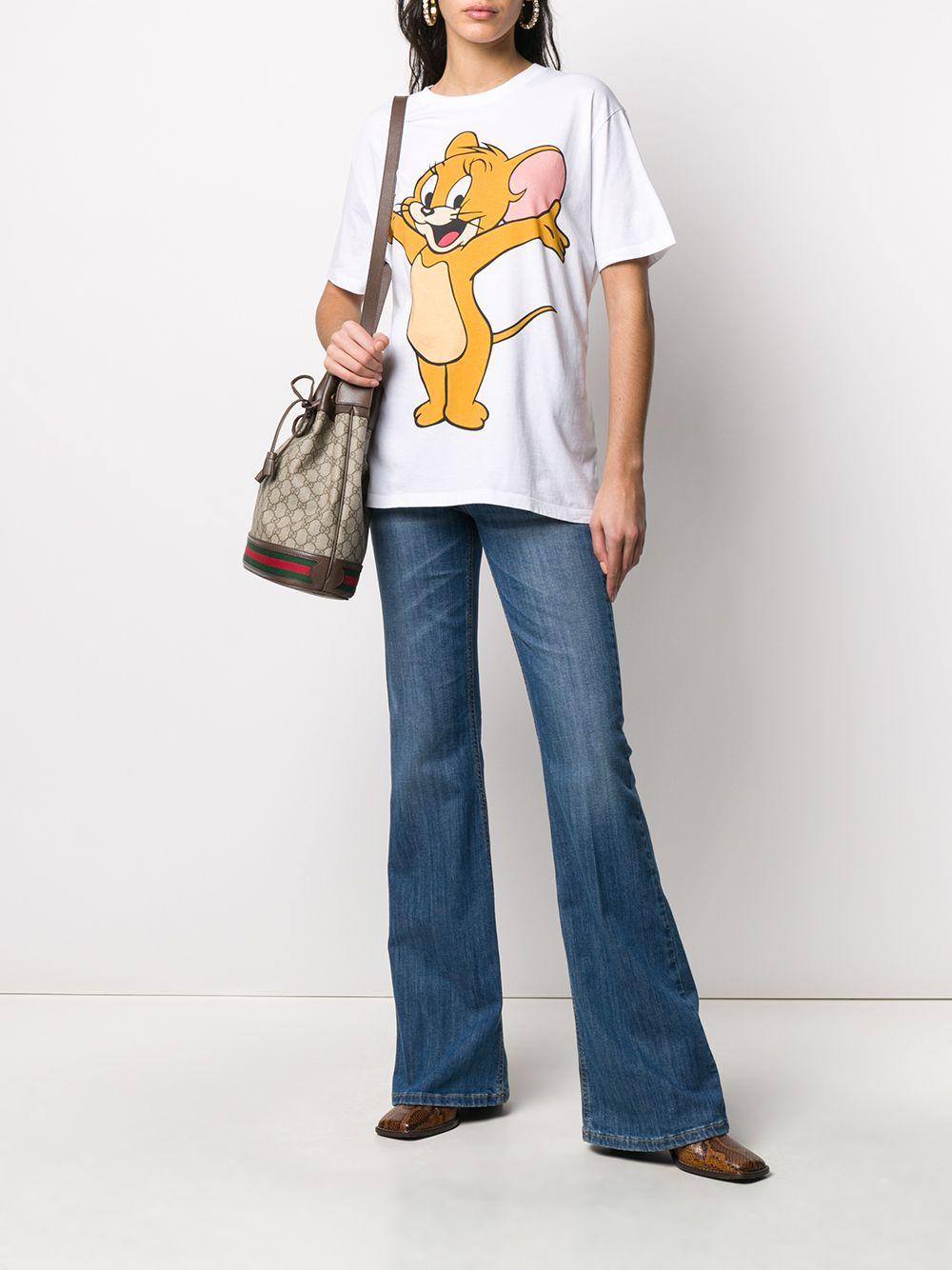Etro Cotton X Tom And Jerry Graphic Printed T-shirt in White | Lyst