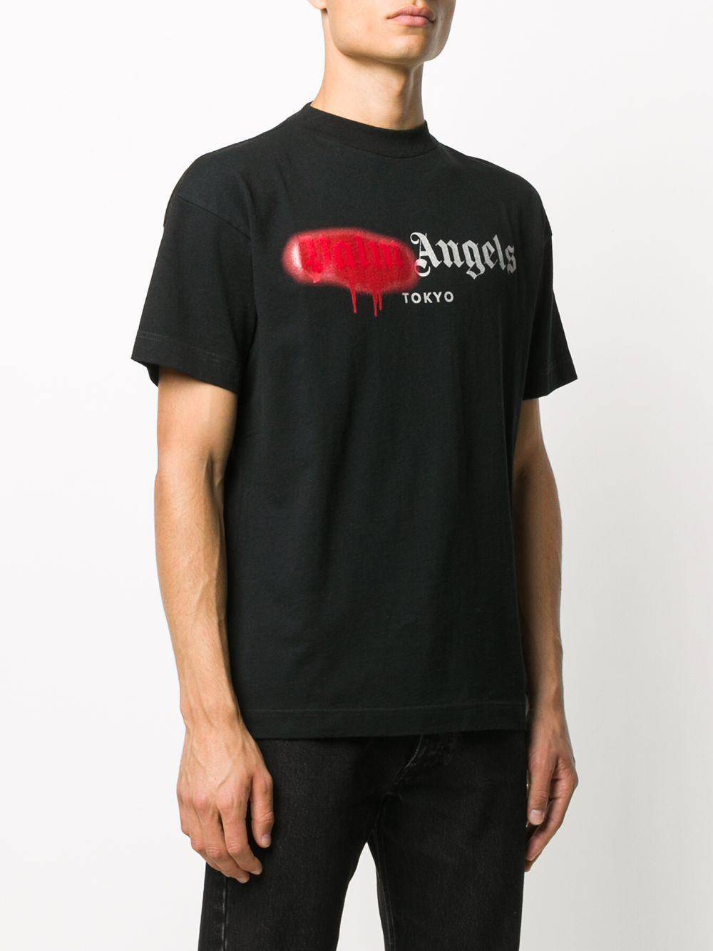 palm angels spray t shirt mens
