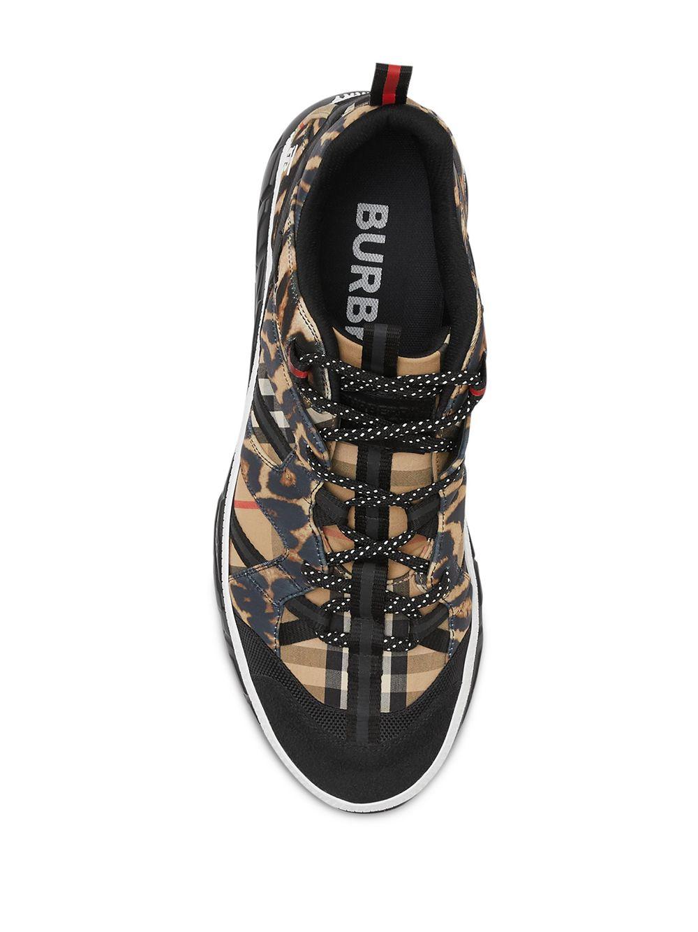 burberry leopard sneakers