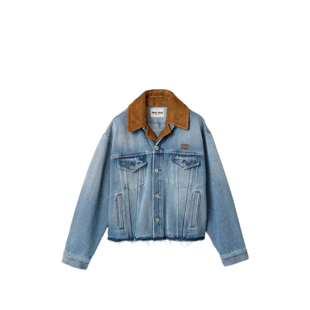 Miu Miu Jean and denim jackets for Women | Online Sale up to 42