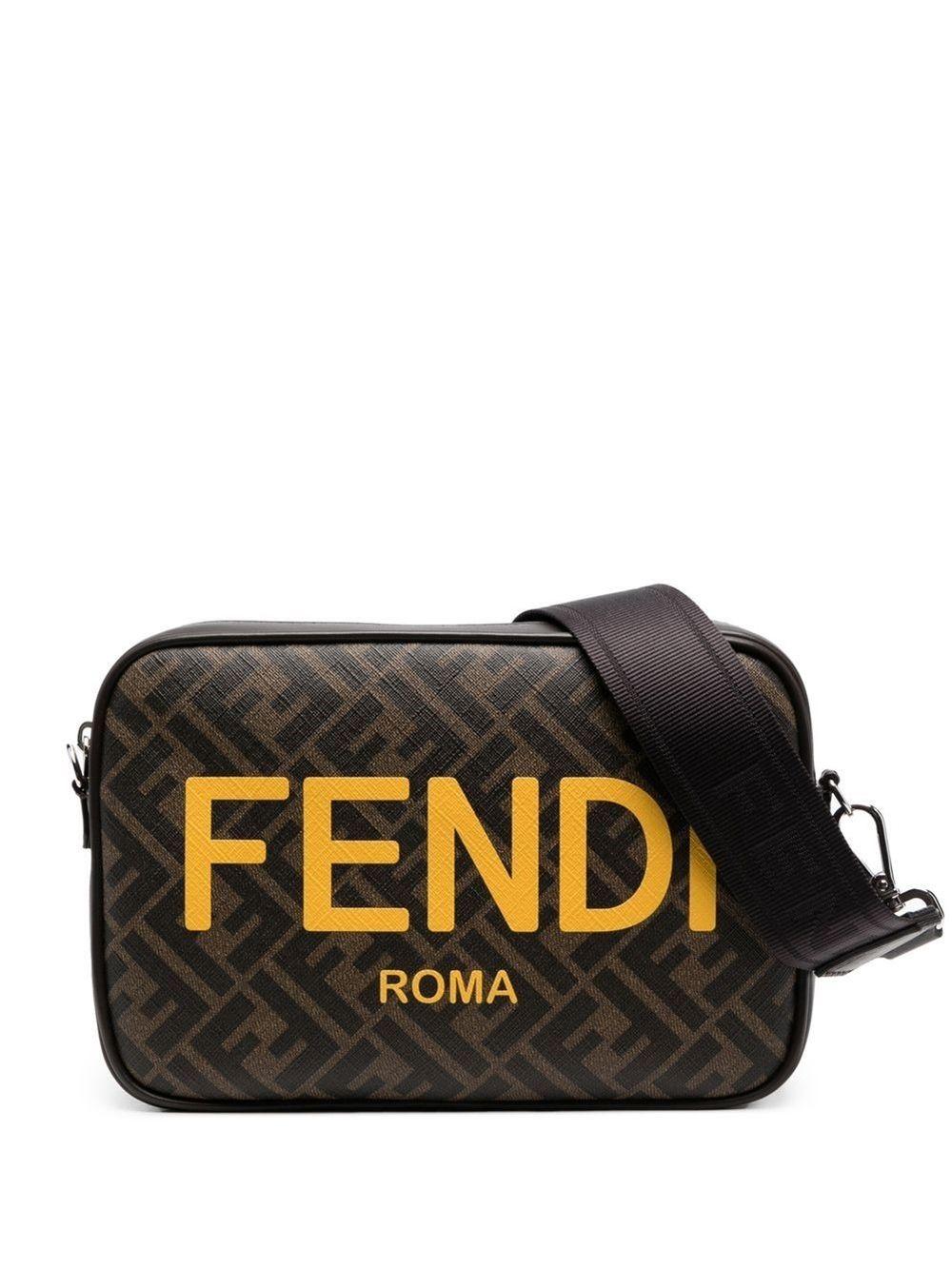 Mens Bags Tote bags Fendi Ff-logo Print Bag Holder in Black for Men 