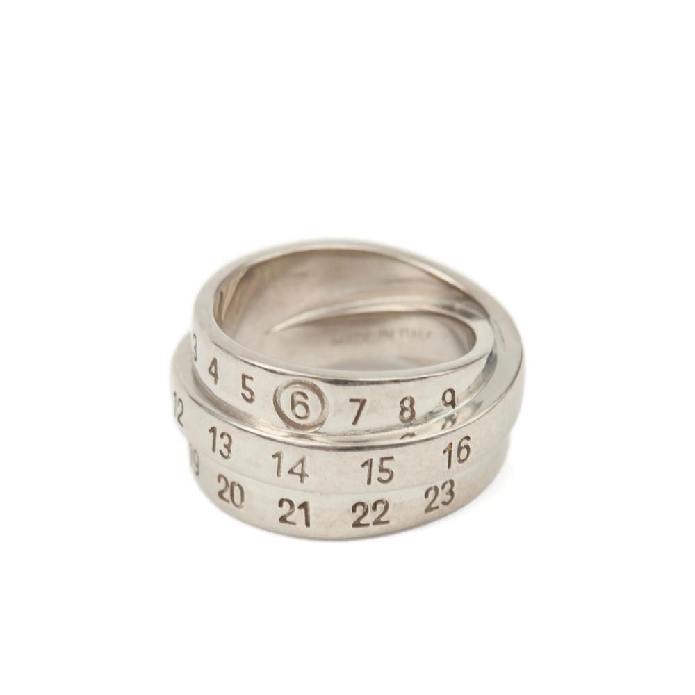 指輪・リング MM6 Number Logo Ring MM6 Maison Margiela Numeric Signature Logo Ring | italist