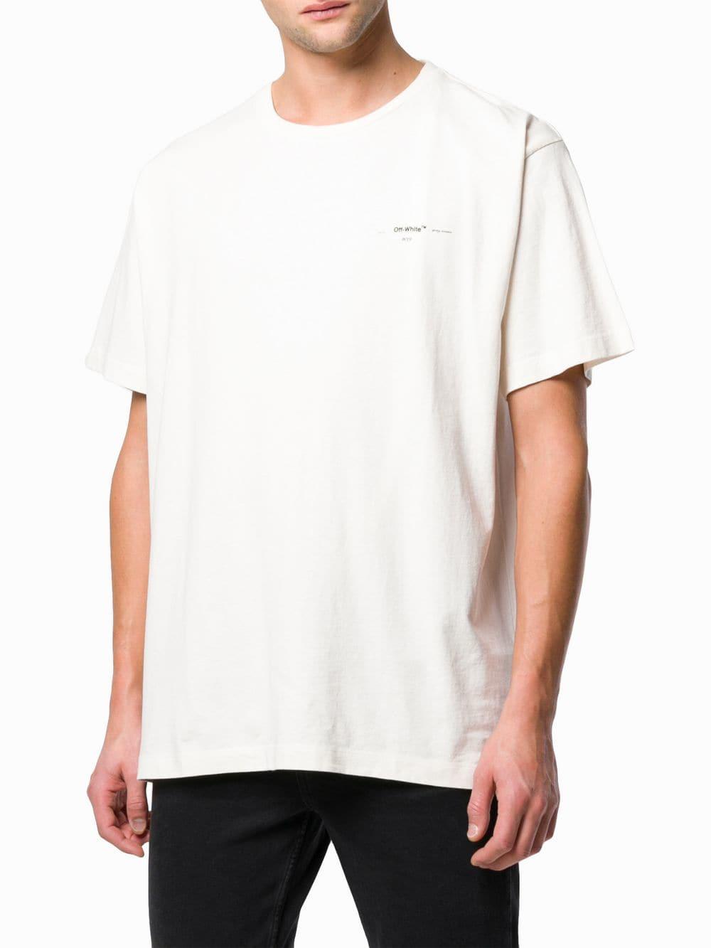 Off-White c/o Virgil Abloh Cotton Coloured Arrow-print T-shirt in 