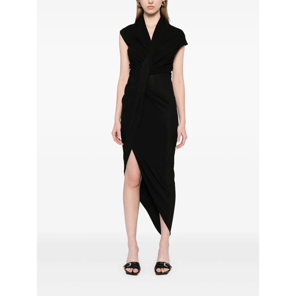 【送料&関税込】Balenciaga Draped Dress BALENCIAGA Draped wrap-effect silk crepe de chine mini dress