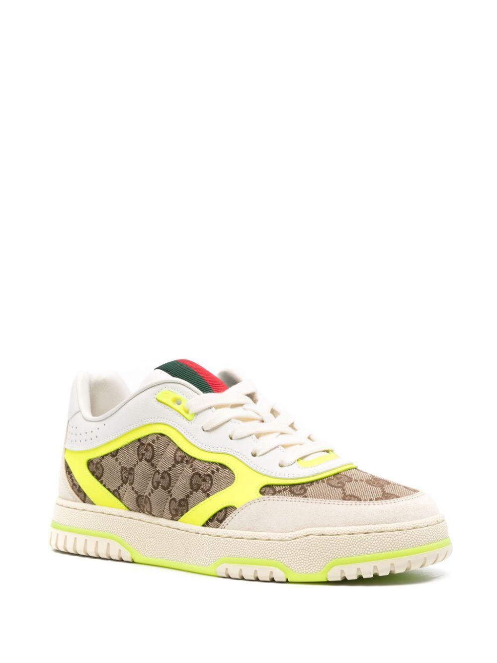 Gucci Re-Web Gg-Canvas Sneakers for Men Lyst UK