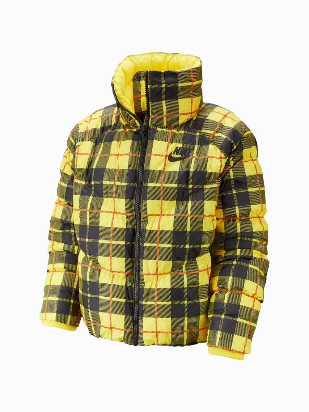 Nike Plaid Pack Fill Jacket in Yellow | Lyst Australia