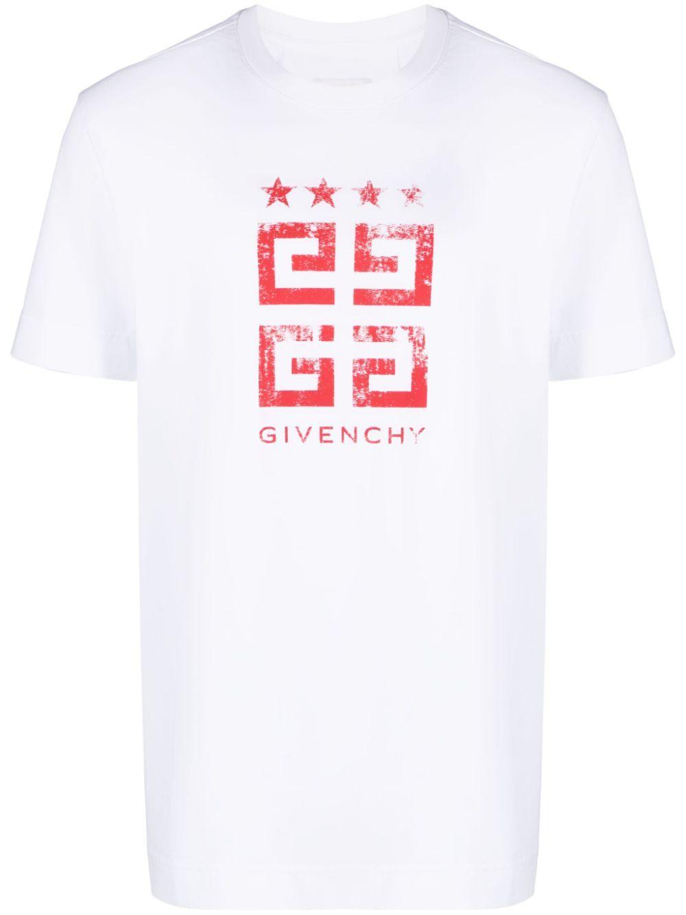 givenchy-White-4G-Print-Cotton