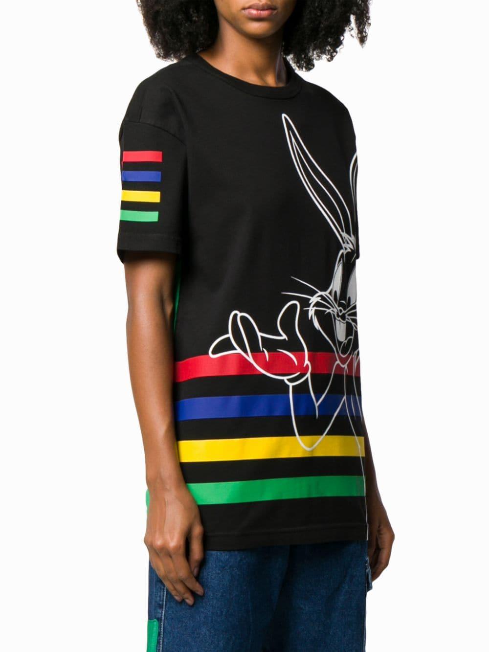 Benetton Cotton Bugs Bunny T-shirt in Black - Lyst