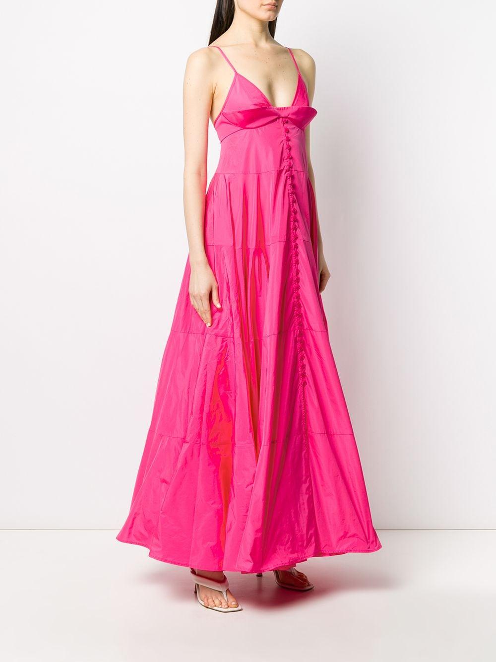 red pleated dress English Factory main image 1