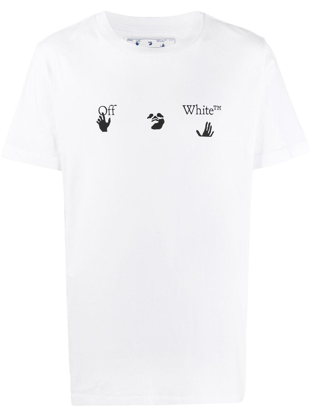Off-White c/o Virgil Abloh Big New Logo Slim Tee in White for Men