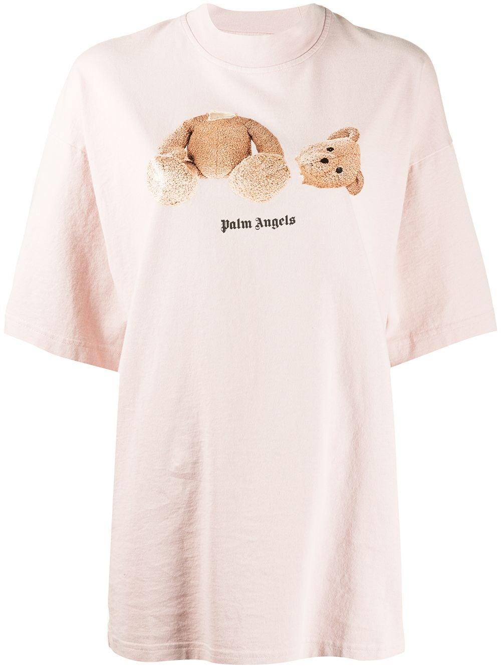 palm angels bear t shirt pink