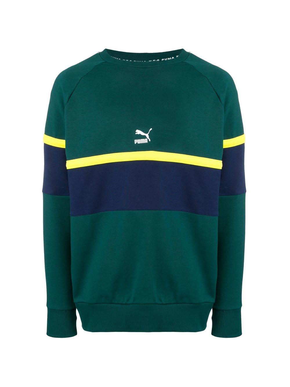 puma green sweater