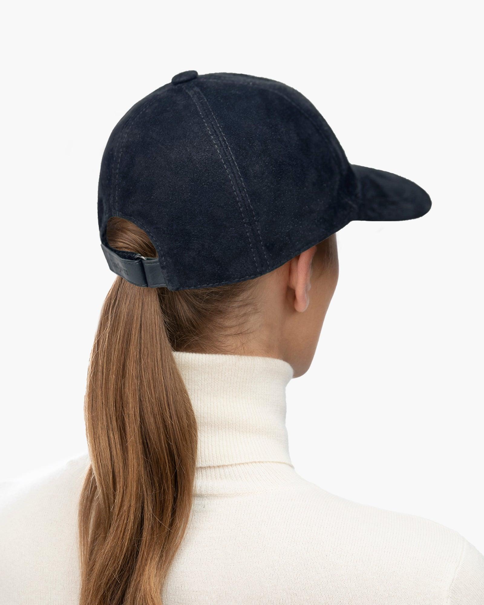 Eric Javits Suede Baseball Cap in Blue | Lyst display picture 1