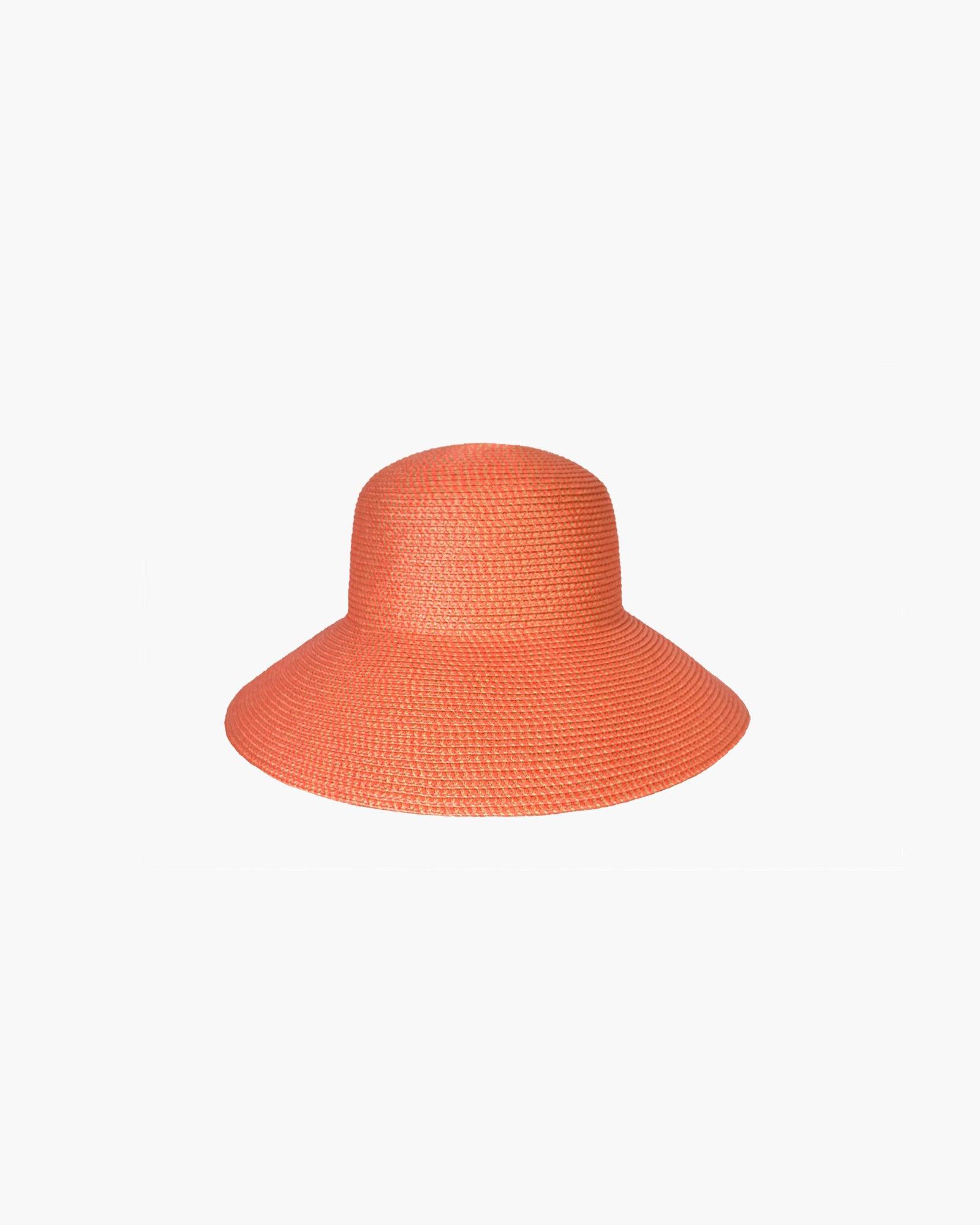EricJavits New York | Vibrant Orange Wide-Brim Straw Hat Eric Javits Hampton Sun Hat | Saks Fifth Avenue main image 2