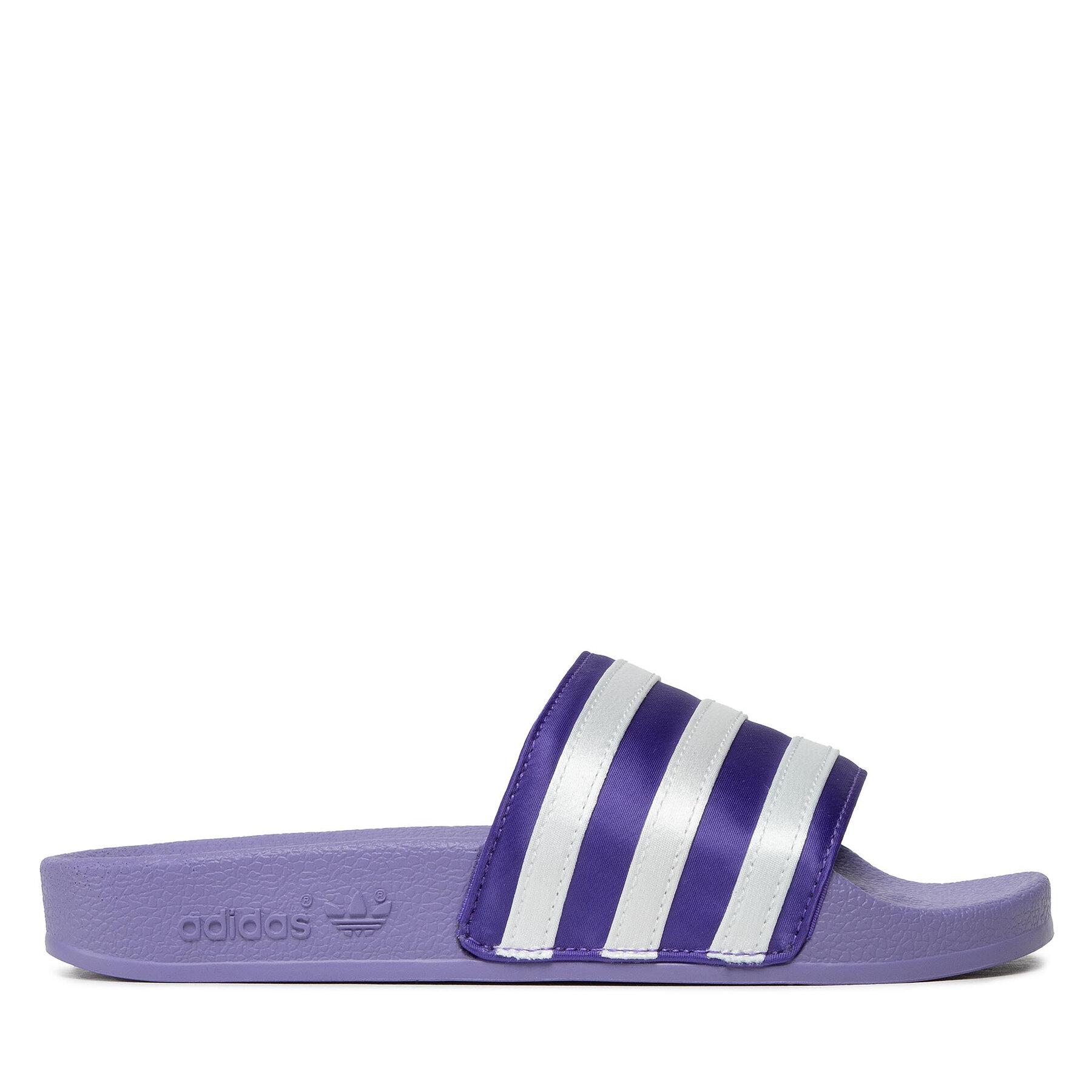 Adilette Aqua Slides Purple Adiletten Lila Adidas Adilette Purple