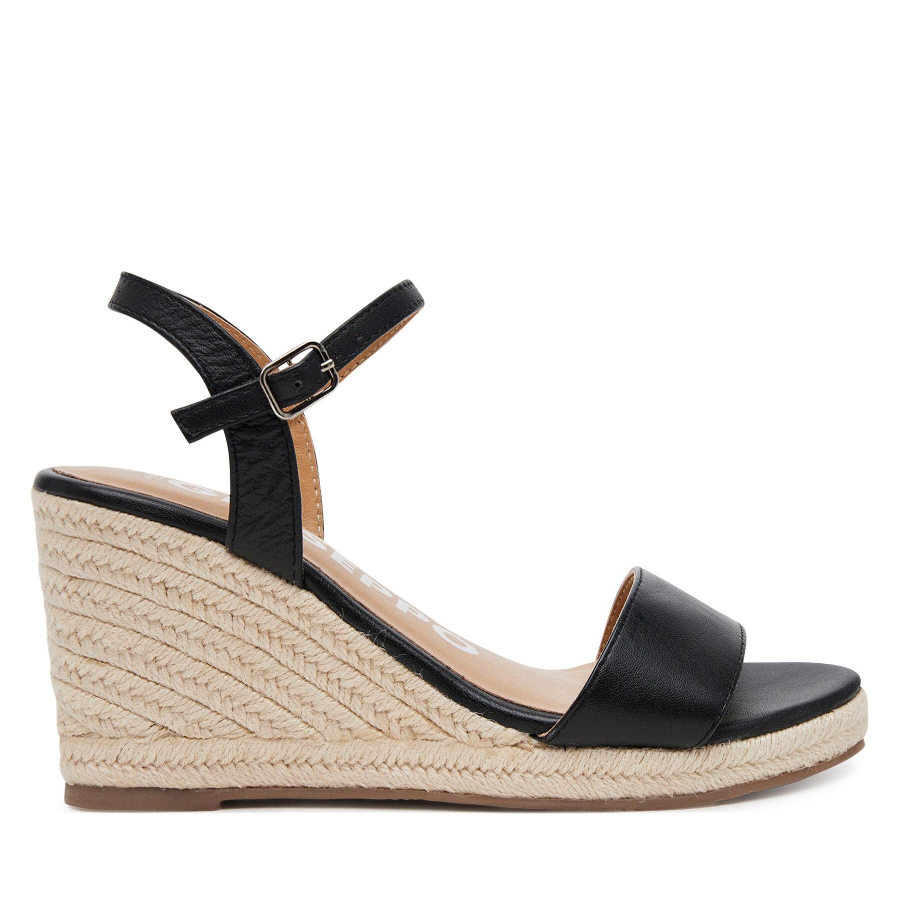 GIOSEPPO Damen Menfi Espadrilles - Silberne Ledersandalen Mit Kristallen