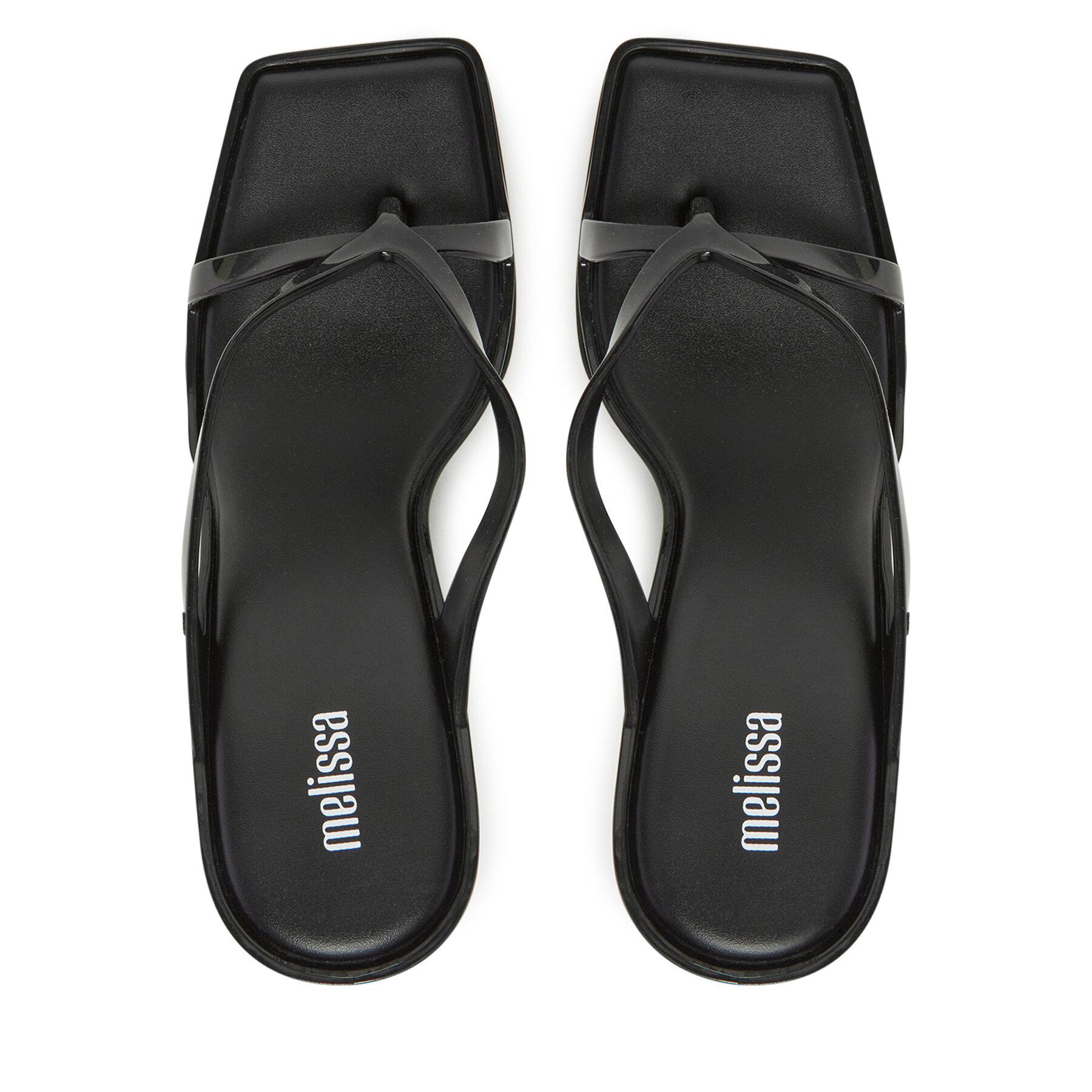 Melissa Damen Id Heel Ad Sandalen Mit Absatz – Schwarz, Größe 39 EU, Aus PVC, Mit Spangen-Verschluss