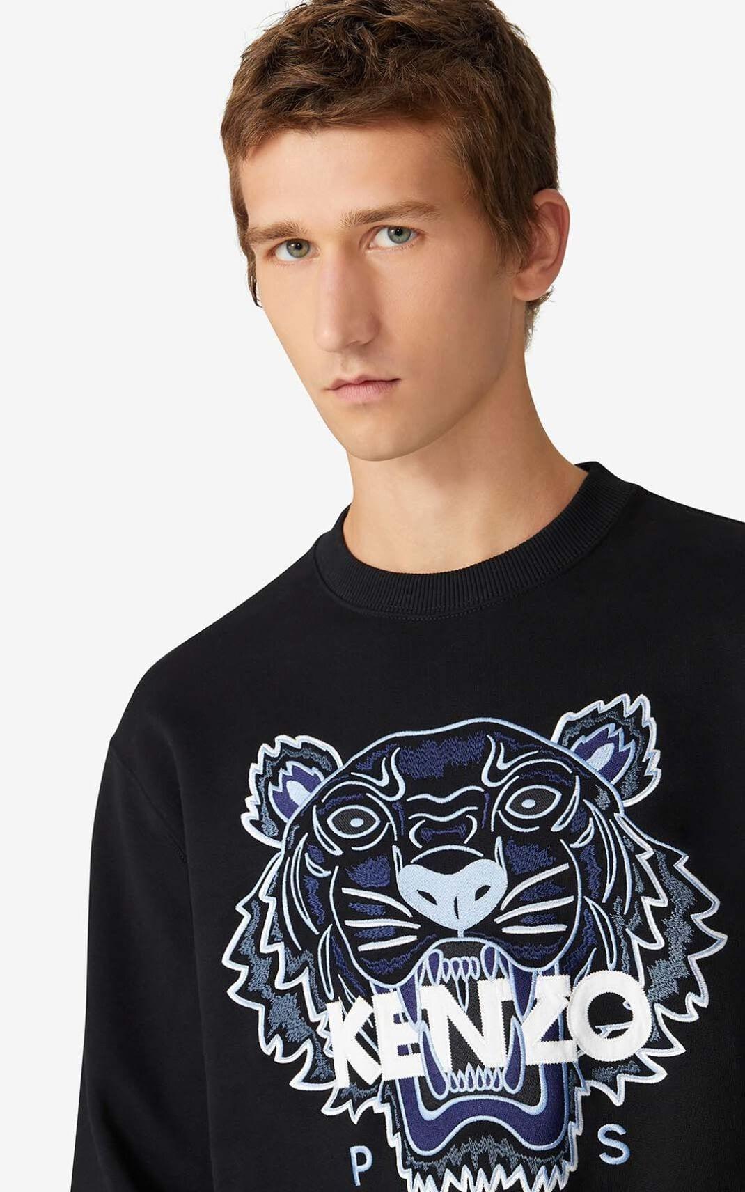 KENZO Tiger T-shirt /blue in Black for Men | Lyst