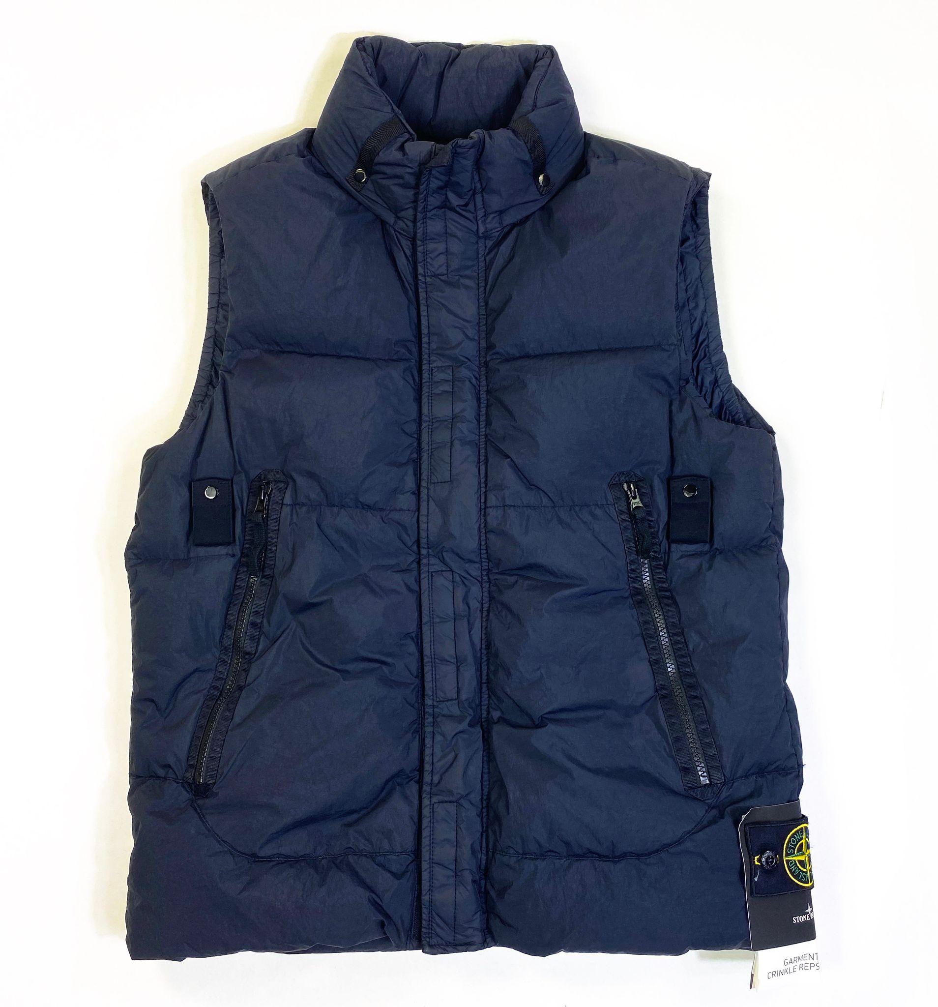 stone island garment dyed gilet