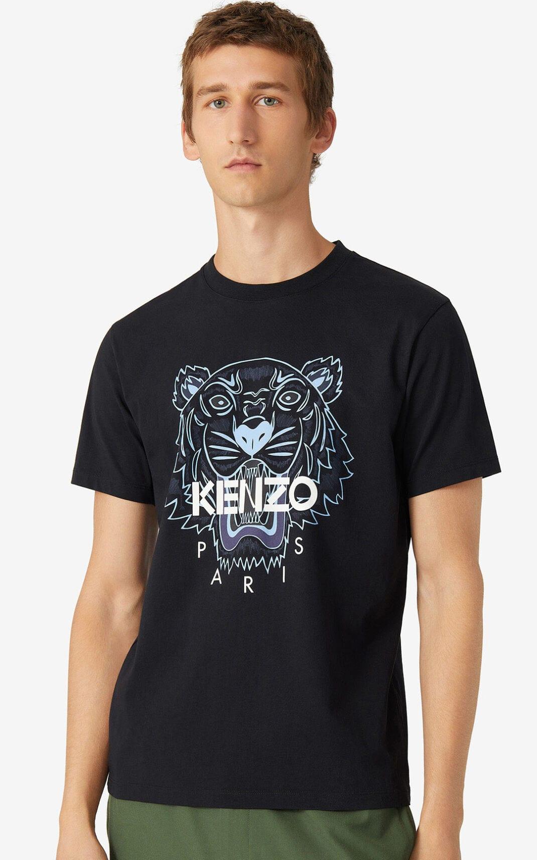 Foresee vant suspendere KENZO Tiger T-shirt /blue in Black for Men | Lyst