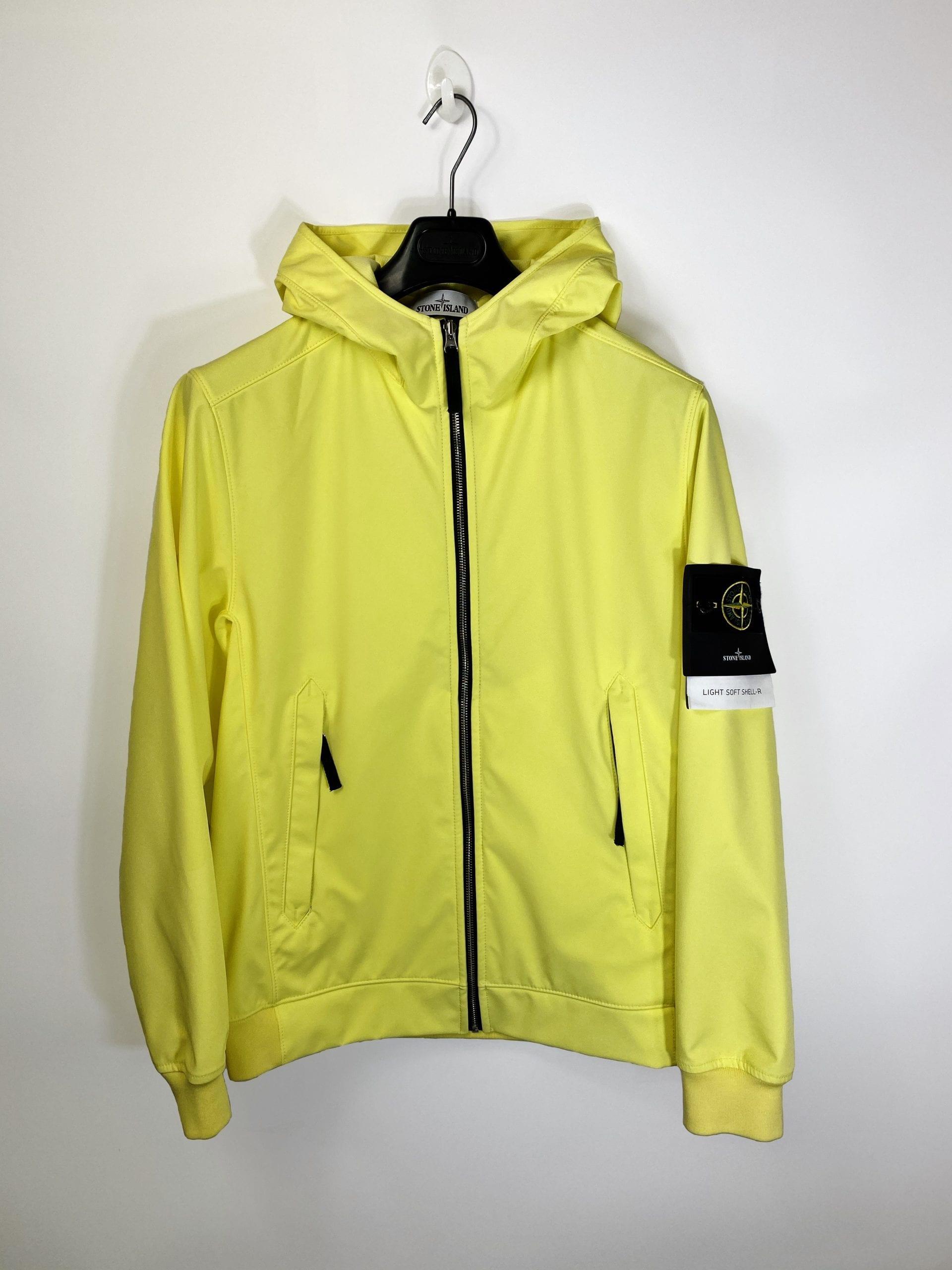 stone island soft shell coat