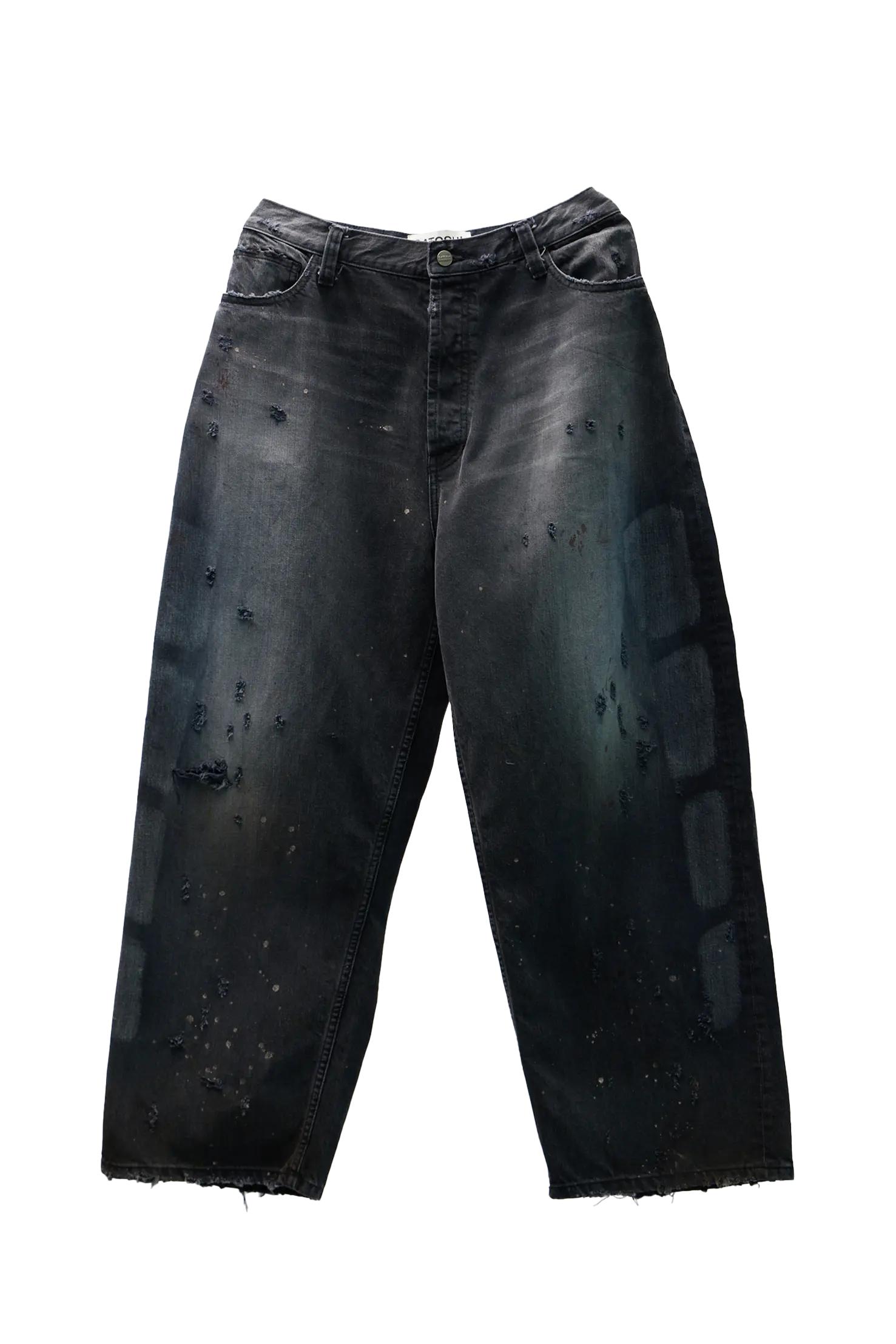 Satoshi Nakamoto Baggy Moto Pant in Gray for Men | Lyst