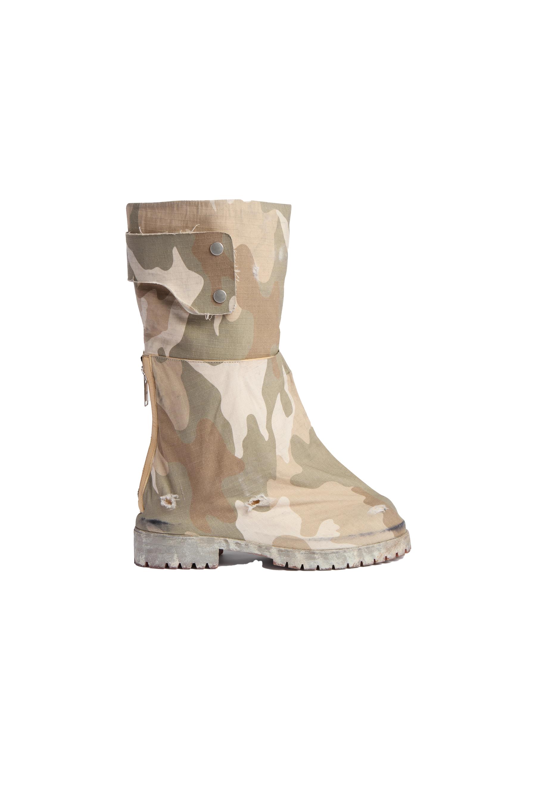 424 Dragon Rider Boots Sage Camo/Stone Washed in Natural for Men