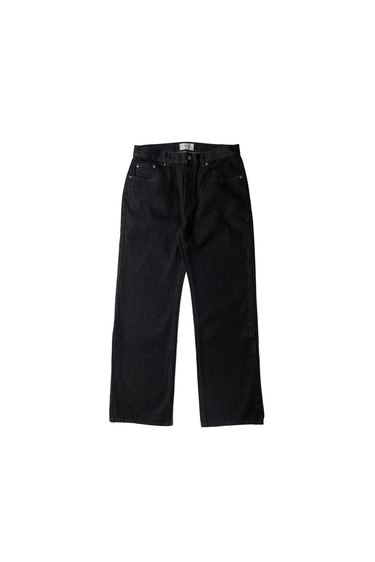 Second Layer Valluco Denim Jeans Raw in Black for Men | Lyst
