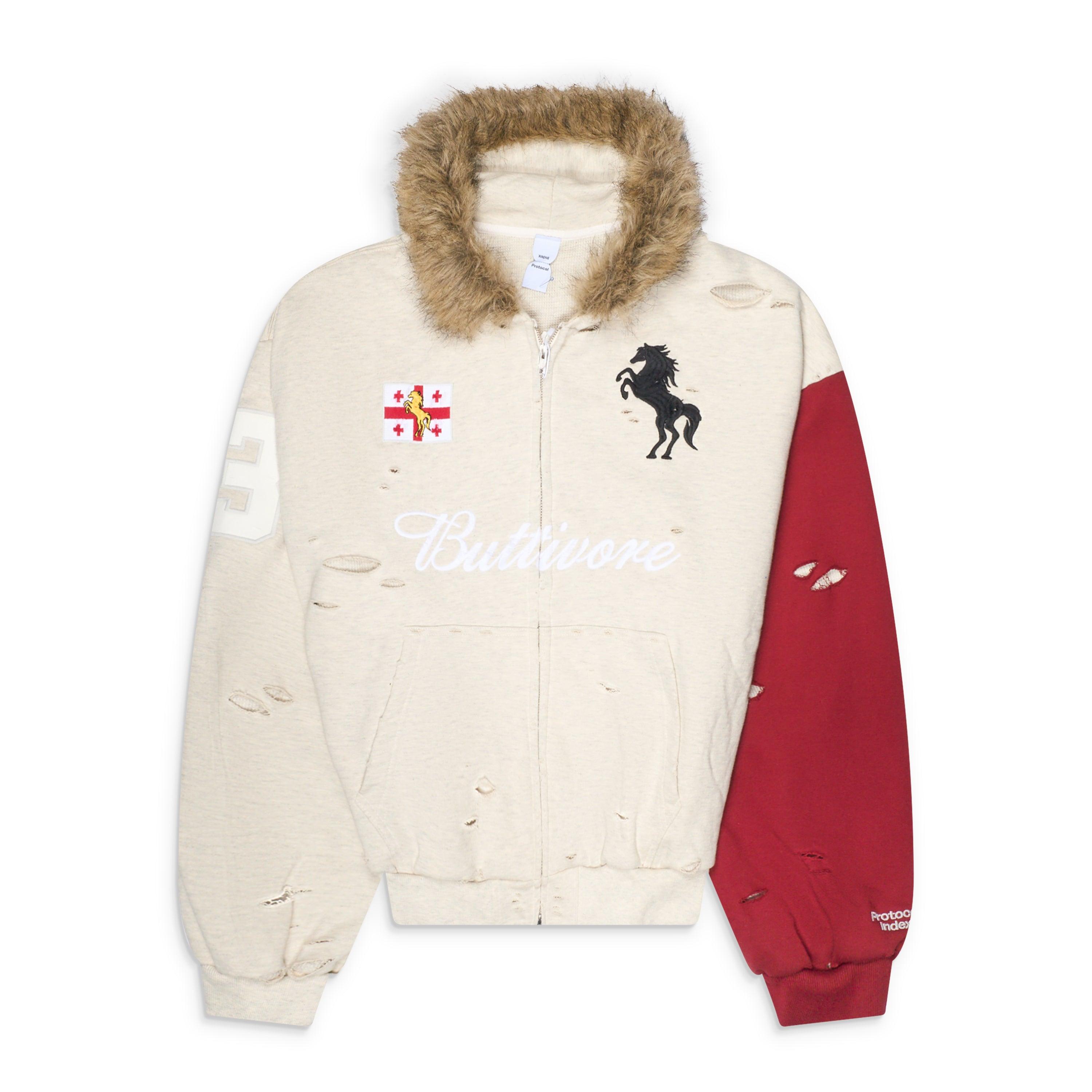Protocol Index Buttivore Fur Lining Zip Hoodie for Men | Lyst