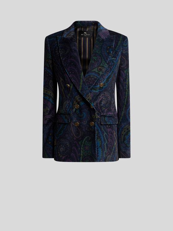 ジャケット ETRO 'Pegaso' single-breasted blazer (WRCA004399TTB54 B0711) SINGLE-BREASTED WAVY BLAZER | Jackets | ETRO