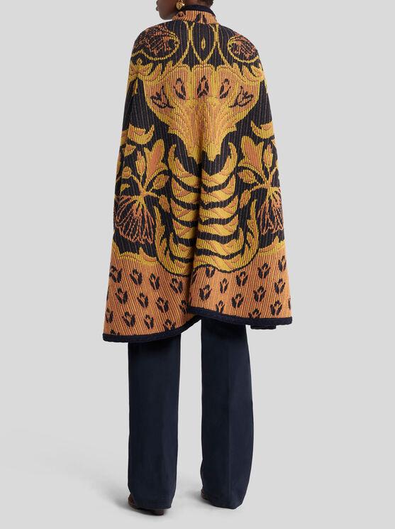 ジャケット ETRO Cotton cape with floral print Etro Cotton Cape With Floral Print – Ellie Belle