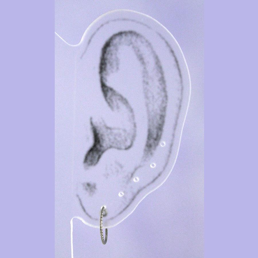 Etsy Kiss4 Small Patterned Pseudo Sleeper Niobium Earrings Lyst