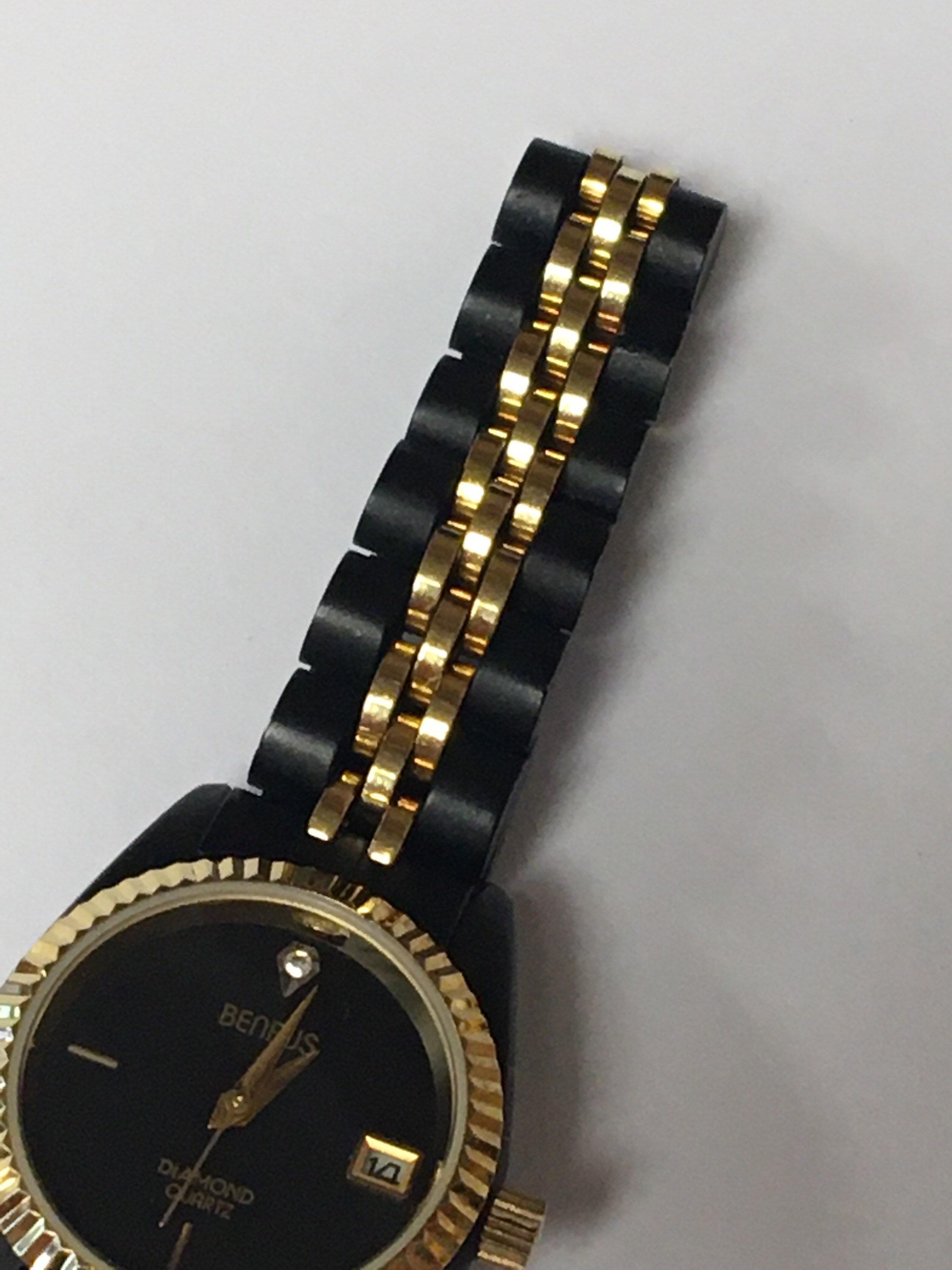 benrus diamond quartz