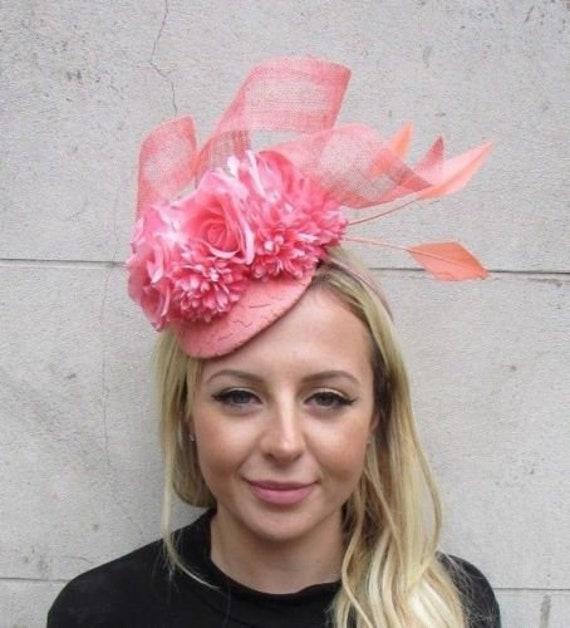 Etsy Coral Salmon Pink Rose Flower 