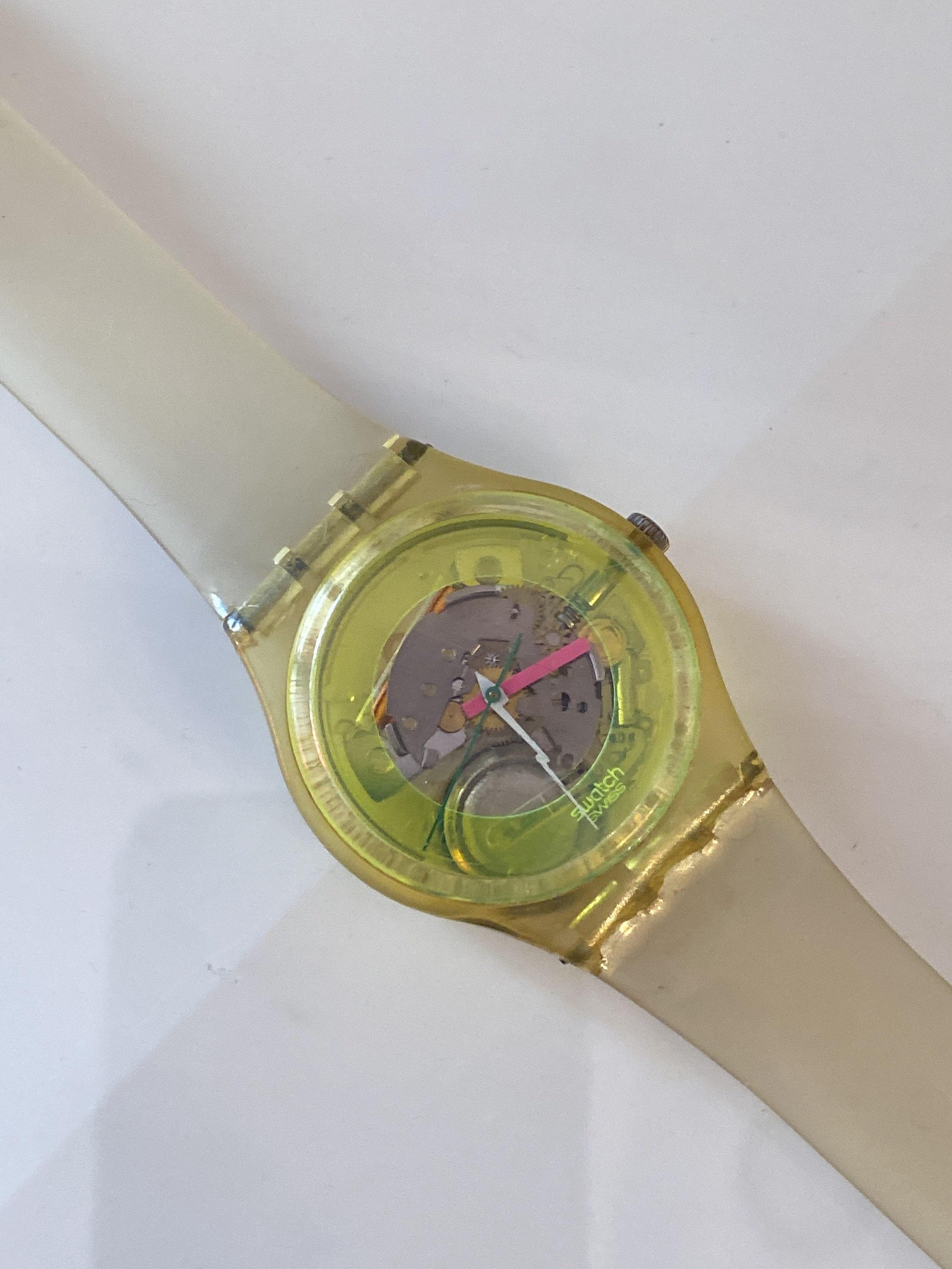 swatch running watch