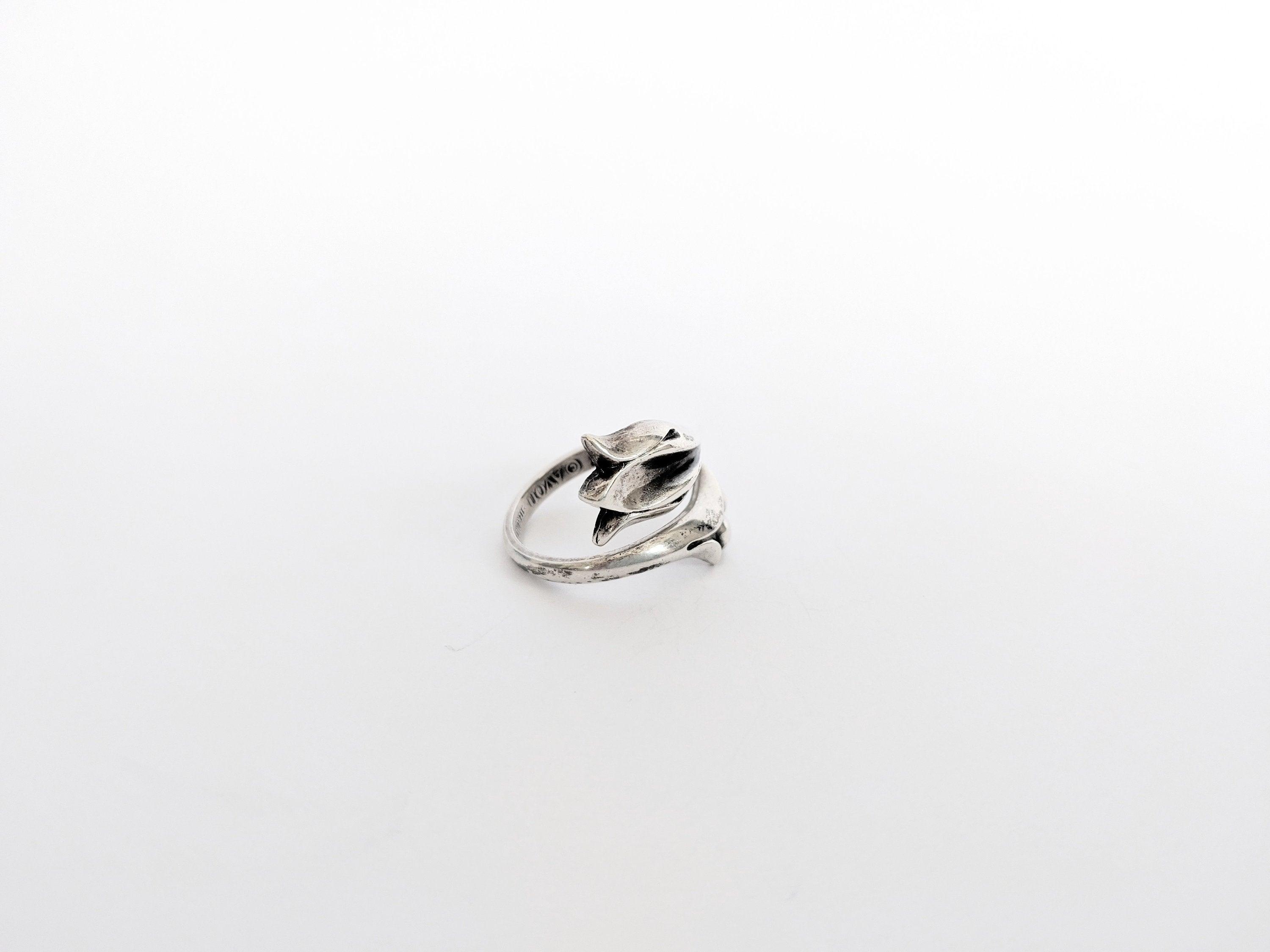 Avon Aquamarine Sterling Silver Ring Gemstone Fine Rings for sale | eBay