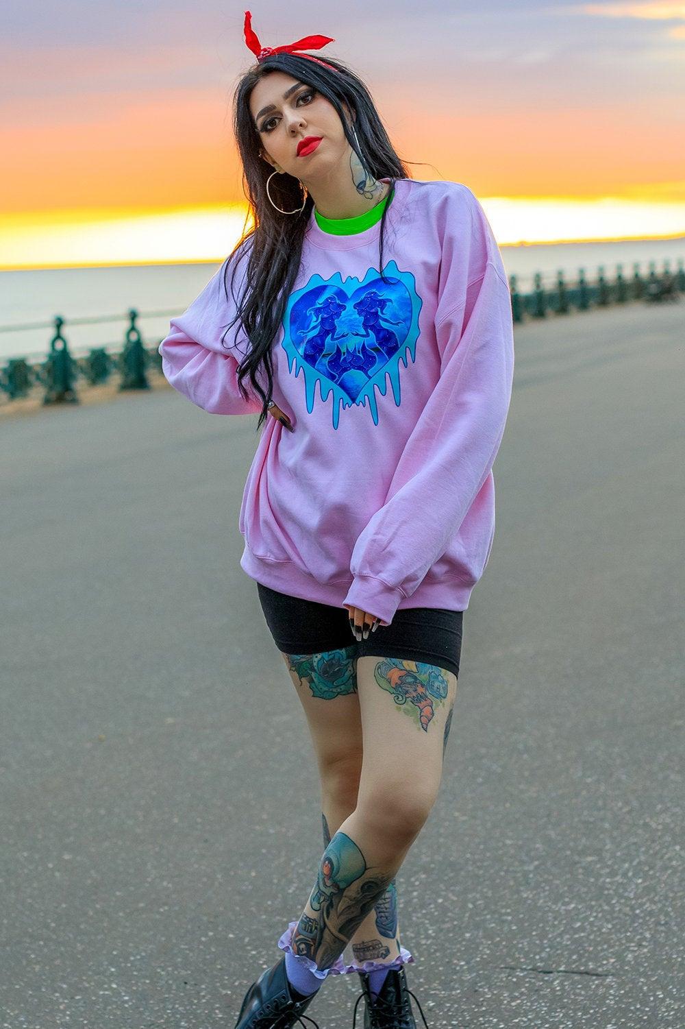 pastel oversized sweater